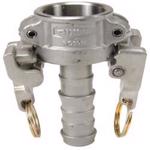 Stainless Steel EZ Boss-Lock™ Type C Coupler x Hose Shank